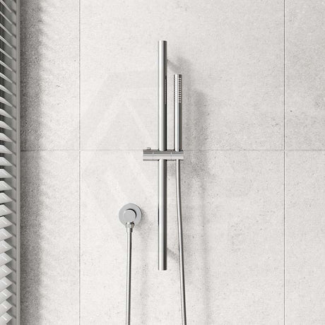 Aquaperla Round Shower Rail with Single Function Handheld Shower Set Variant Colour Available