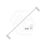 Aquaperla 600mm Round Single Towel Rail Stainless Steel In Various Colour