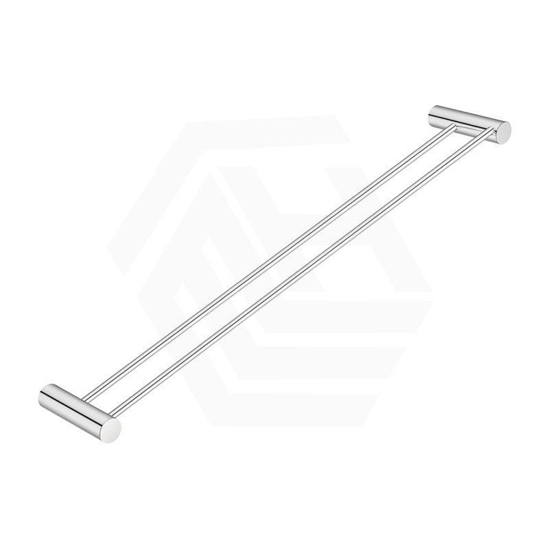 Aquaperla 600mm Round Double Towel Rail Stainless Steel In Various Colour