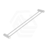 Aquaperla 600mm Round Double Towel Rail Stainless Steel In Various Colour