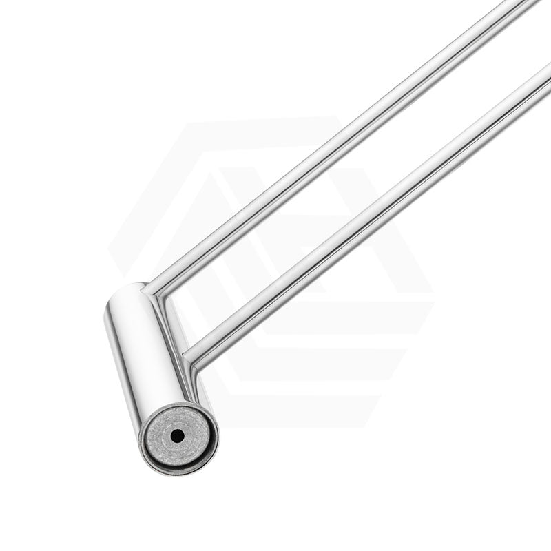 Aquaperla 600mm Round Double Towel Rail Stainless Steel In Various Colour