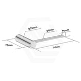 Aquaperla Round Toilet Paper Holder Stainless Steel Wall Mounted Variant Colour Available