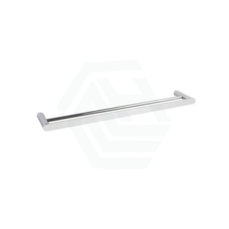 Aquaperla RUSHY 600/800mm Stainless Steel Double Towel Rail Chrome/Black