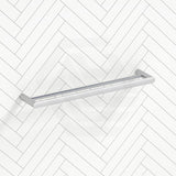 Aquaperla RUSHY 600/800mm Stainless Steel Double Towel Rail Chrome/Black