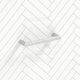 Aquaperla RUSHY 300mm Stainless Steel Single Towel Holder Wall Mounted Black/Chrome