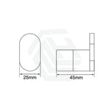 Aquaperla RUSHY Stainless Steel Robe Hook Wall Mounted Variant Colour Available