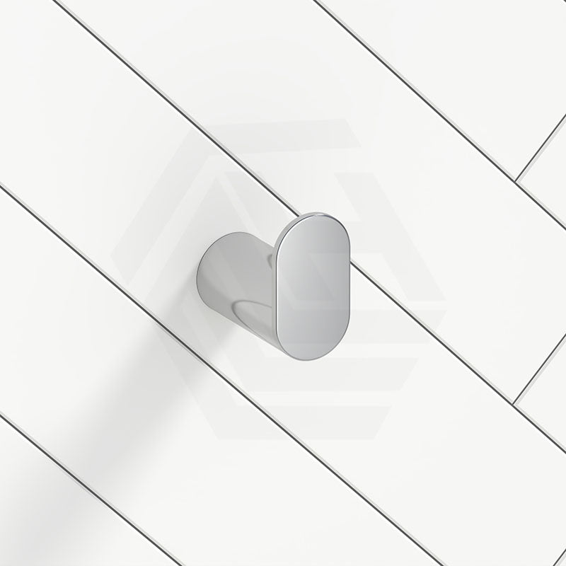 Aquaperla RUSHY Stainless Steel Robe Hook Wall Mounted Chrome/Black