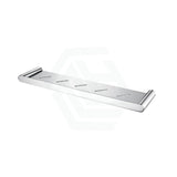 Aquaperla RUSHY Stainless Steel Towel Shelf Wall Mounted Chrome/Black