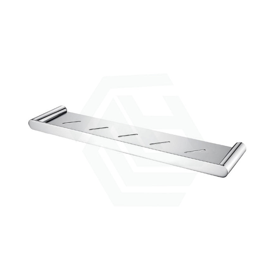 Aquaperla RUSHY Stainless Steel Towel Shelf Wall Mounted Chrome/Black
