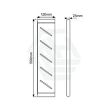 Aquaperla RUSHY Stainless Steel Towel Shelf Wall Mounted Variant Colour Available