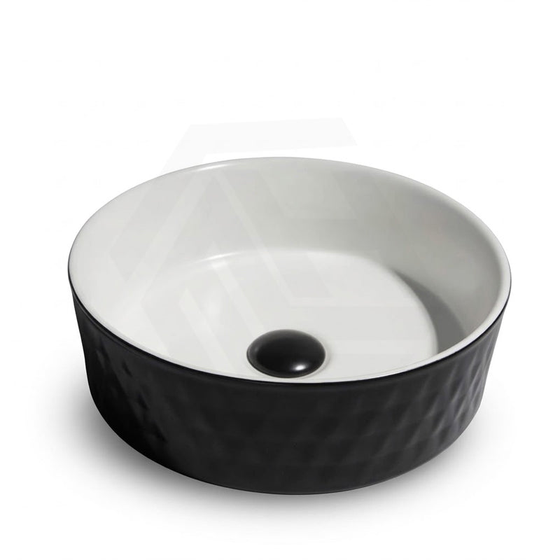 365x365x120mm Aquaperla Round Bathroom Above Counter Basin Ceramic Basin - Colour Available