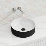 365x365x120mm Aquaperla Round Bathroom Above Counter Basin Ceramic Basin - Colour Available