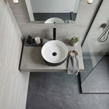 365x365x120mm Aquaperla Round Bathroom Above Counter Basin Ceramic Basin - Colour Available