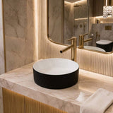 365x365x120mm Aquaperla Round Bathroom Above Counter Basin Ceramic Basin - Colour Available