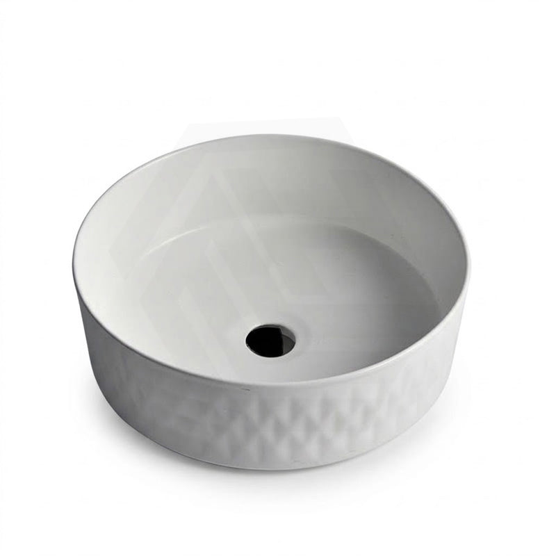 365x365x120mm Aquaperla Round Bathroom Above Counter Basin Ceramic Basin - Colour Available