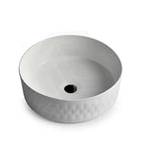 365x365x120mm Aquaperla Round Bathroom Above Counter Basin Ceramic Basin - Colour Available