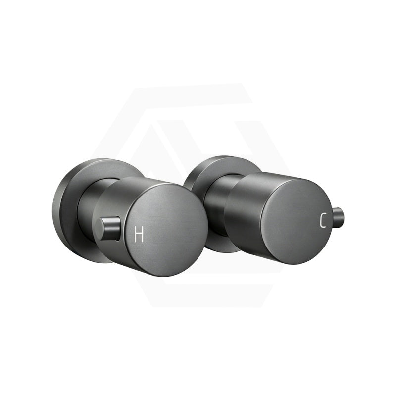 Aquaperla Round Shower Wall Taps Solid Brass Variant Colour Available