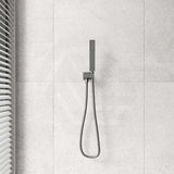Aquaperla Square Single Function Handheld Shower with Wall Bracket Set Variant Colour Available