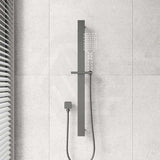 Aquaperla Square Single Shower Rail with PVC Water Hose & Wall Connector Only Variant Colour Available