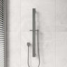Aquaperla Square Single Shower Rail with PVC Water Hose & Wall Connector Only Variant Colour Available