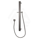 Aquaperla Square Single Shower Rail with PVC Water Hose & Wall Connector Only Variant Colour Available