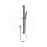 Aquaperla Square Sliding Shower Rail with Single Function Handheld Shower Set Variant Colour Available