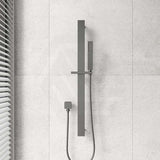 Aquaperla Square Sliding Shower Rail with Single Function Handheld Shower Set Variant Colour Available