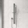 Aquaperla Square Sliding Shower Rail with Single Function Handheld Shower Set Variant Colour Available