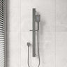 Aquaperla Square Sliding Shower Rail with 3 Functions Handheld Shower Set Variant Colour Available