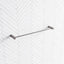 M#1(Gunmetal Grey) Aquaperla 600Mm Round Gunmetal Grey Single Towel Rail Stainless Steel Rails