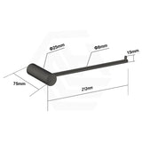 Aquaperla Round Hand Towel Holder Stainless Steel Wall Mounted Variant Colour Available