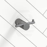 M#1(Gunmetal Grey) Aquaperla Round Gunmetal Grey Stainless Steel Robe Hook Wall Mounted Hooks