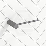 M#1(Gunmetal Grey) Aquaperla Round Gunmetal Grey Toilet Paper Holder Stainless Steel Wall Mounted