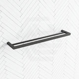 Aquaperla RUSHY 600/800mm Stainless Steel Double Towel Rail Variant Colour Available