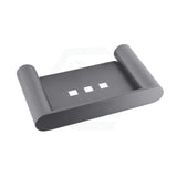 M#1(Gunmetal Grey) Brushed Gunmetal Grey Soap Dish Holder Stainless Steel Wall Mounted Holders