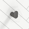 M#1(Gunmetal Grey) Norico Esperia Brushed Gunmetal Grey Robe Hook Wall Mounted Stainless Steel Hooks