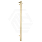 Aquaperla 950mm Round Vertical Electric Heated Towel Rack Stainless Steel Variant Colour Available (with Timer)