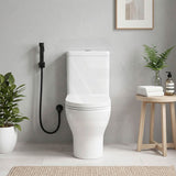 Aquaperla Brass Square Toilet Bidet Spray Kit with 1.2m Stainless Steel Hose - Variant Colour Available