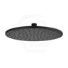 Matt Black 250mm 10 Inch Solid Brass Brushed Matt Black Rainfall Shower Head Heads