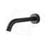 Matt Black 170mm Aquaperla LUCID PIN Round Wall Spout for Bathroom Colors Available