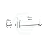Aquaperla RUSHY Solid Brass Bathtub/Basin Wall Spout Variant Colour Available