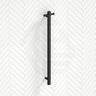 Aquaperla 950mm Round Vertical Electric Heated Towel Rack Single Bar Stainless Steel Variant Colour Available