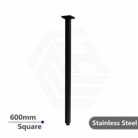 Aquaperla 300/600mm Square Stainless Steel Ceiling Shower Arm Variant Colour Available