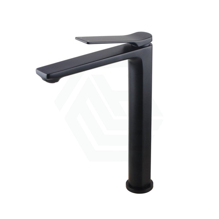 Aquaperla RUSHY Solid Brass Tall Basin Mixer Tap Vanity Tap Chrome/Black