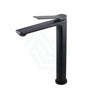 Aquaperla RUSHY Solid Brass Tall Basin Mixer Tap Vanity Tap Chrome/Black