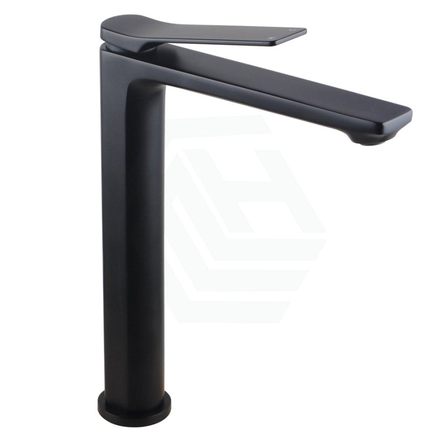 Aquaperla RUSHY Solid Brass Tall Basin Mixer Tap Vanity Tap Chrome/Black