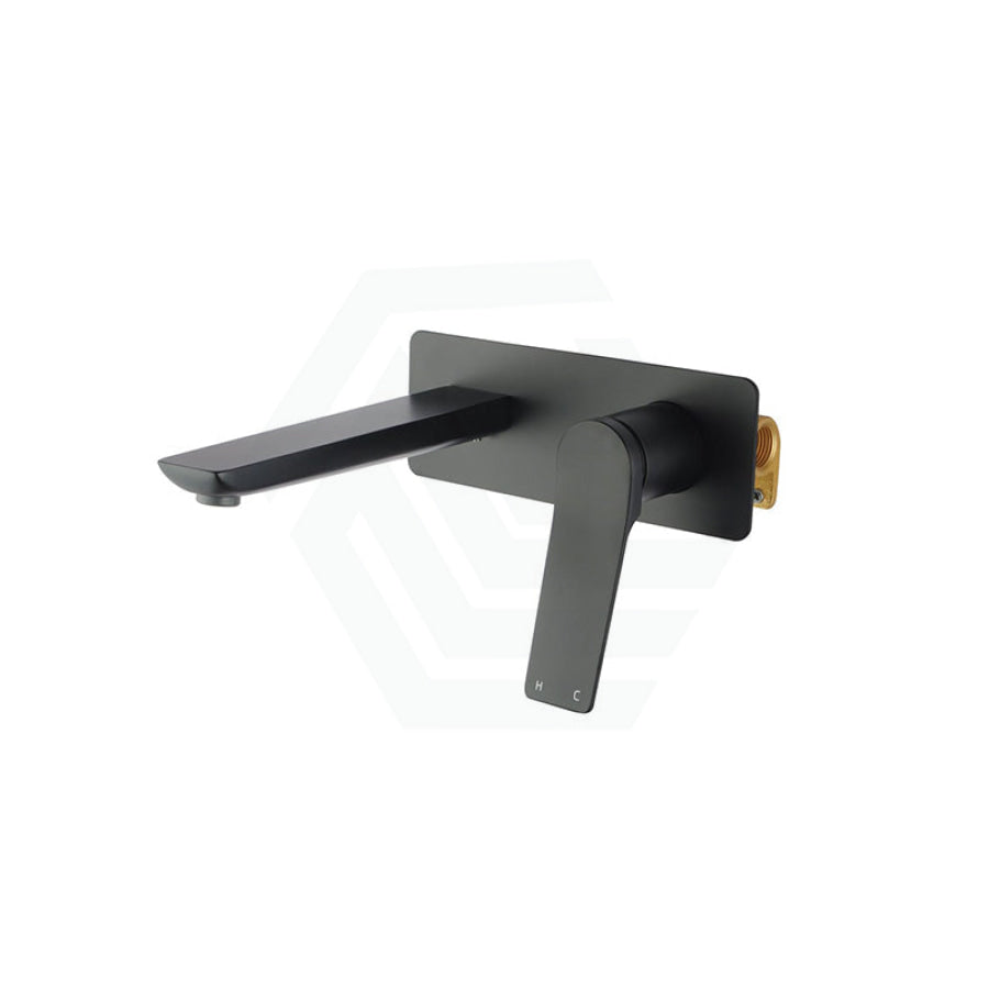 Aquaperla RUSHY Square Solid Brass Wall Mixer with Spout Variant Colour Available