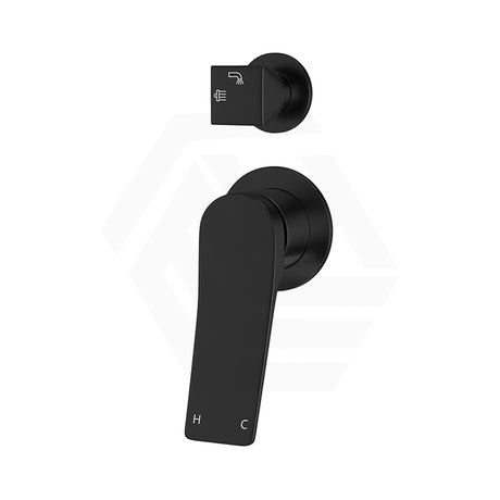 Aquaperla RUSHY Solid Brass Wall Mixer with Diverter Round Cover Plate Variant Colour Available