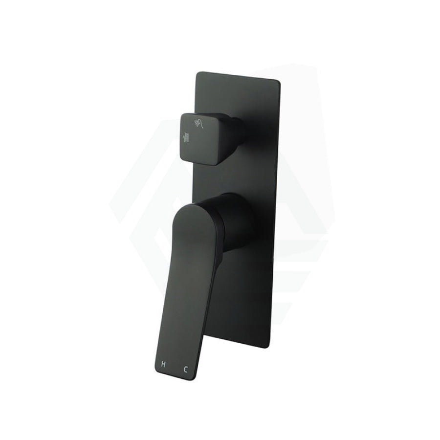 Aquaperla RUSHY Square Solid Brass Wall Mixer with Diverter Variant Colour Available