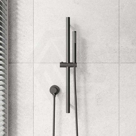 Aquaperla Round Shower Rail with Single Function Handheld Shower Set Variant Colour Available